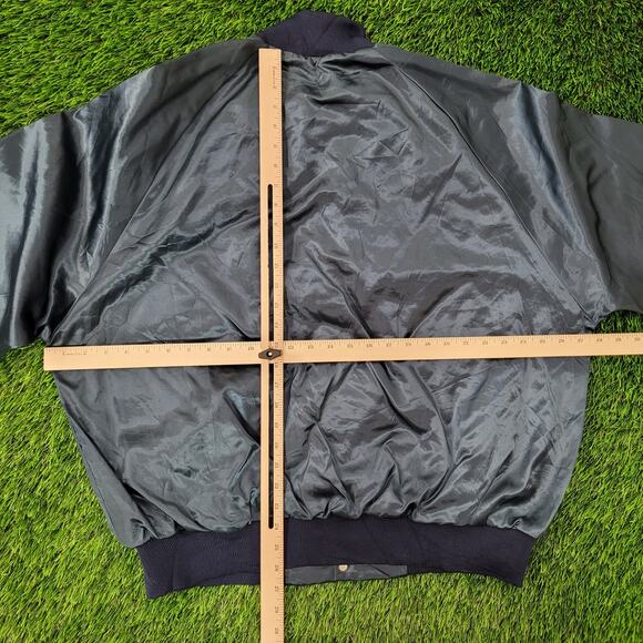 Vintage 1992 Road-EO Bomber Jacket 2XL 28x27 Baggy Newark-Division - Picture 5 of 12